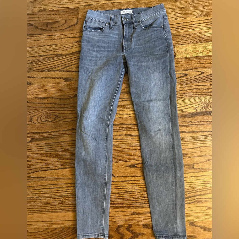 Madewell Gray Skinny Jeans